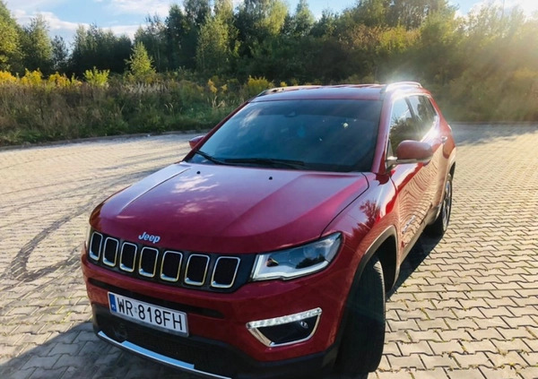 Jeep Compass cena 79000 przebieg: 71500, rok produkcji 2018 z Radom małe 781